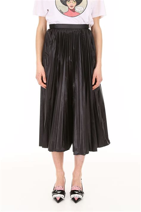 prada skirt sale|prada nylon pleated top.